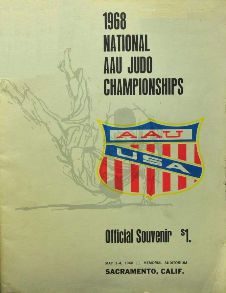 1968 National A.A.U. Judo Championships Program